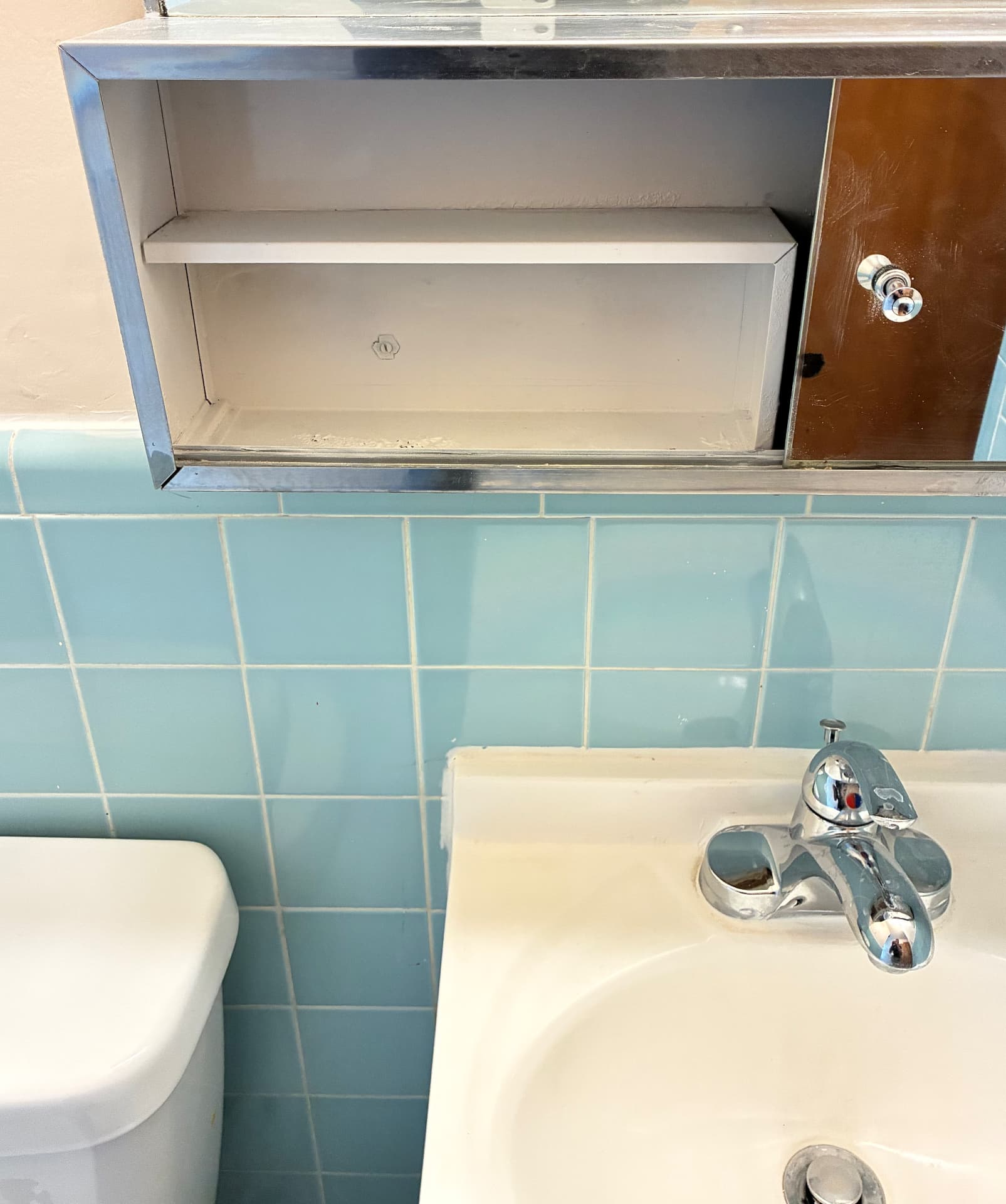 Bathroom turnover: vanity & fixtures — after